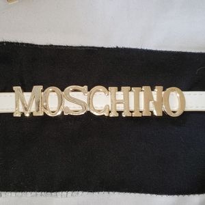 Moschino gold letters